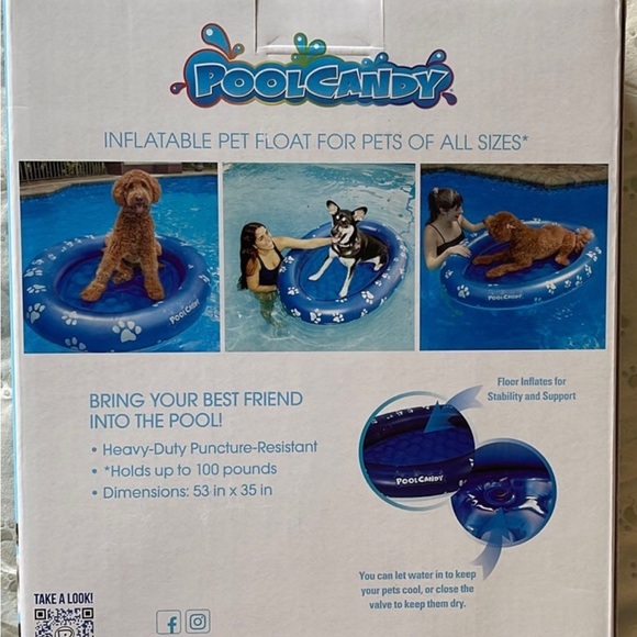 INFLATABLE
DOG POOL
FLOAT LARGE
SIZE - Picture 6 of 7